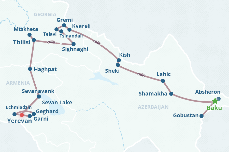 Caucasus Tour: Azerbaijan, Georgia, Armenia img